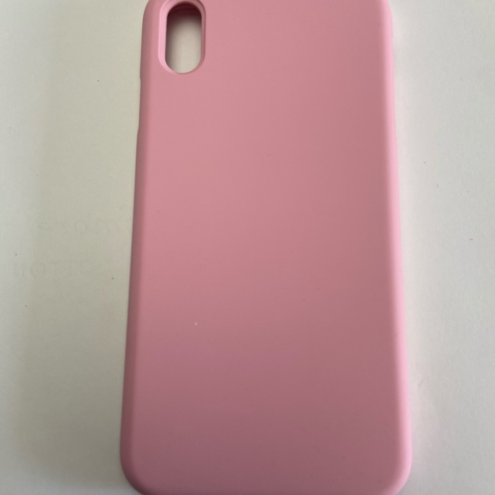 Beautiful Pink silicone Case For iPhone X